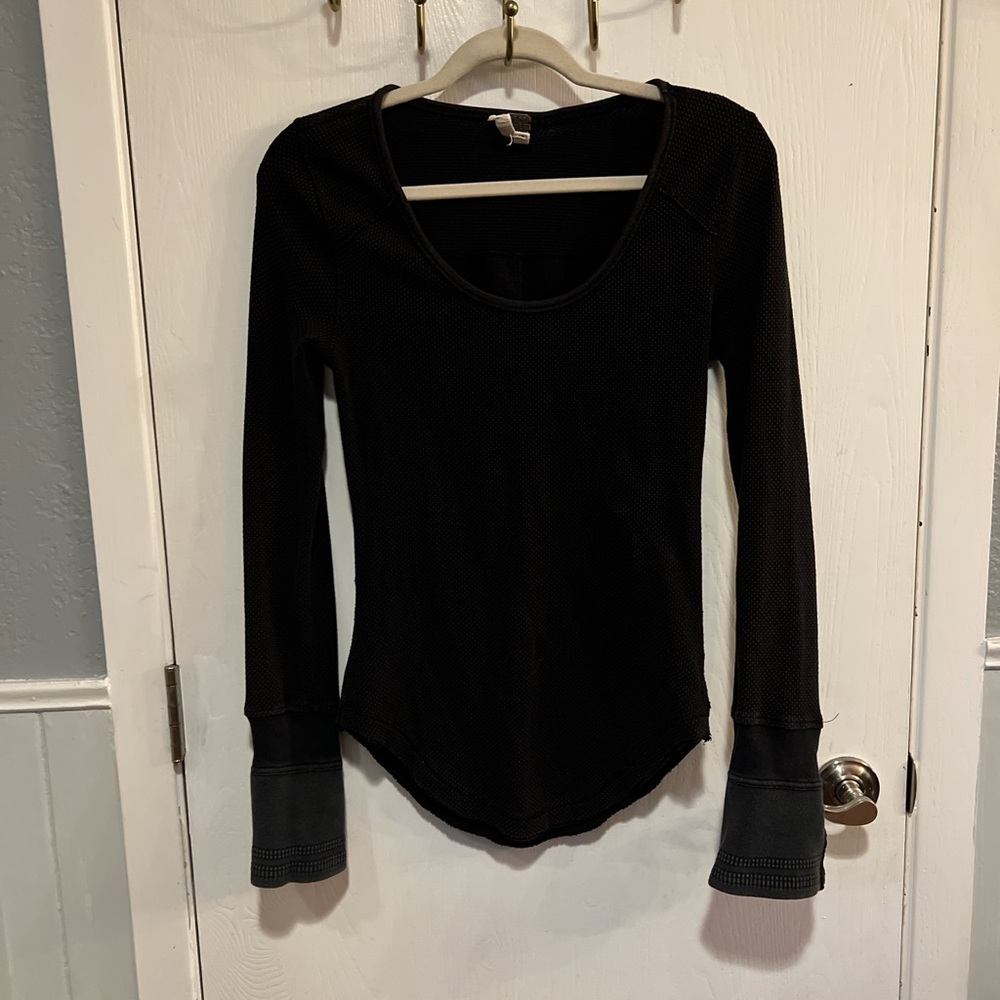 Free People Thermal with Snap Cuffs